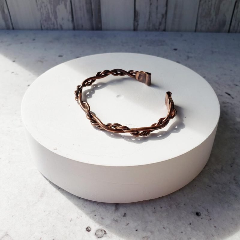Brazalete entorchado de cobre