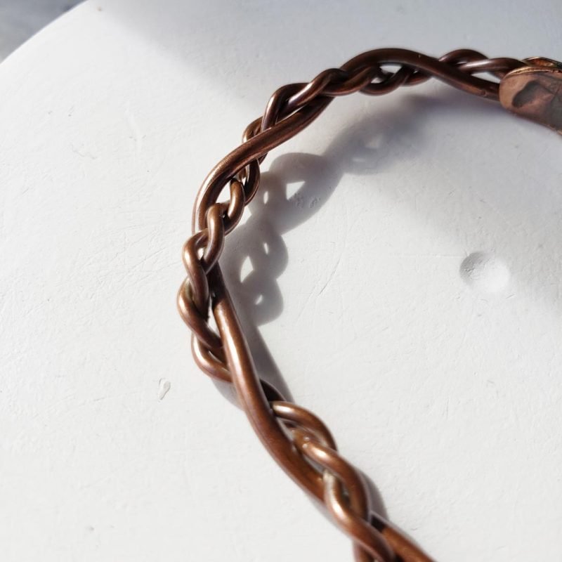 Brazalete entorchado de cobre - Imagen 2