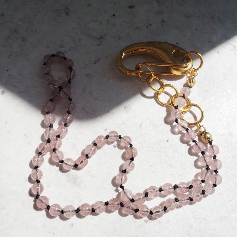 Collar hilado corto con piedras - Imagen 6