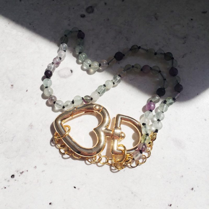 Collar hilado corto con piedras - Imagen 16