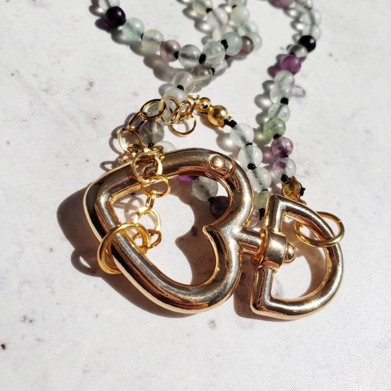 Collar hilado corto con piedras - Imagen 7
